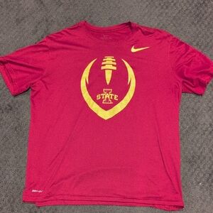 Nike Iowa State Maroon Dri-FIT Athletic Shirt